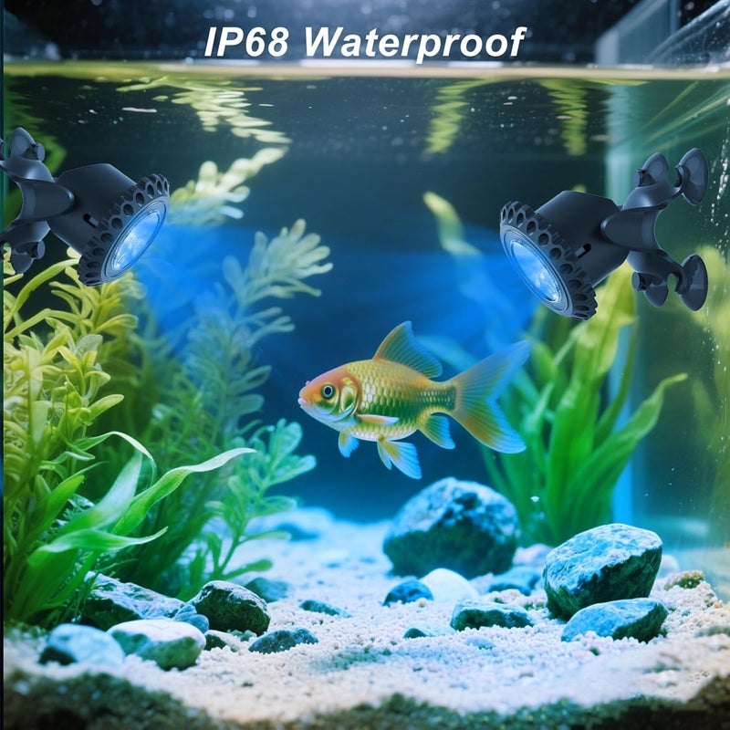 T-SUN Solar Pond Lights, 3-in-1 RGB Solar Underwater Pond Lights, IP68 Waterproof Sustainable Submersible Light for for Pond, Garden, Patio, Fountain, Pool, Waterfall Decoration - Image 5